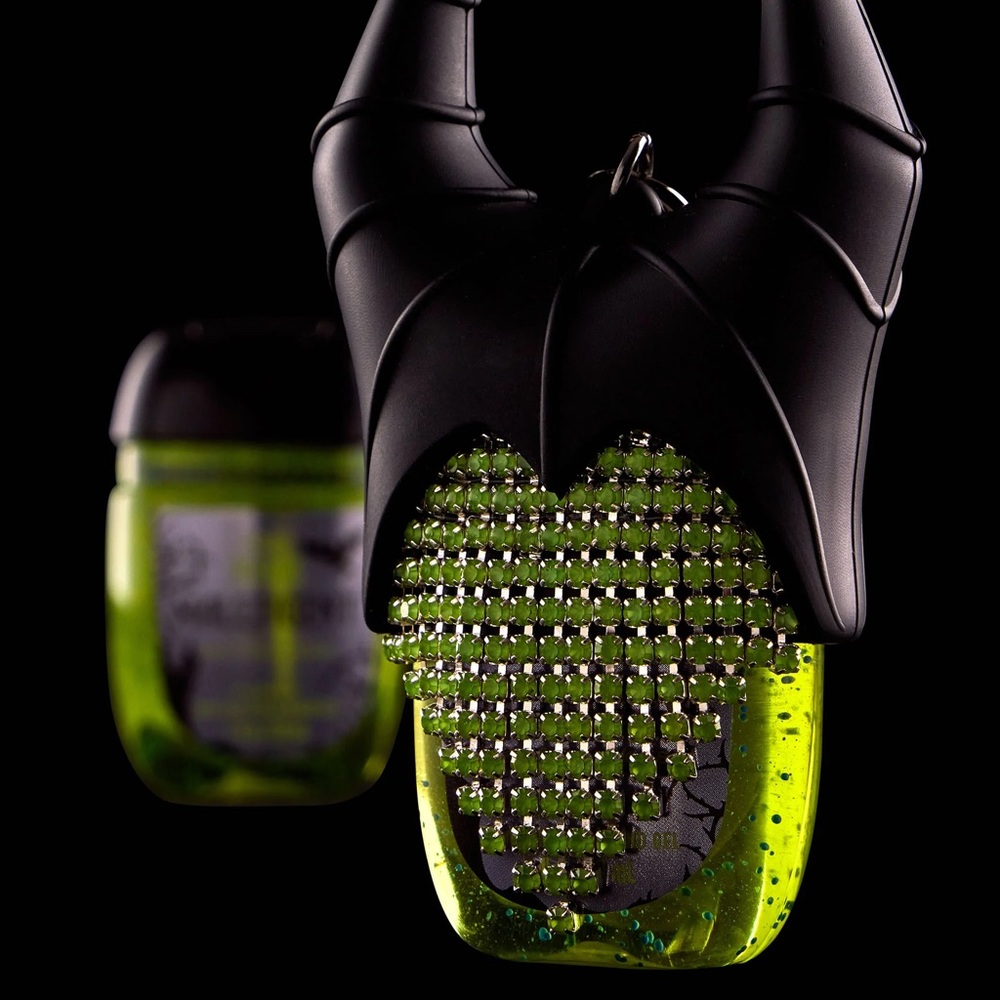 •Maleficent Midnight Glam• Glow in the Dark Sanitizer Holder